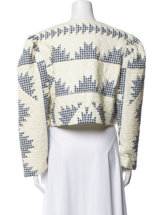 Sea New York Plaid Print Jacket