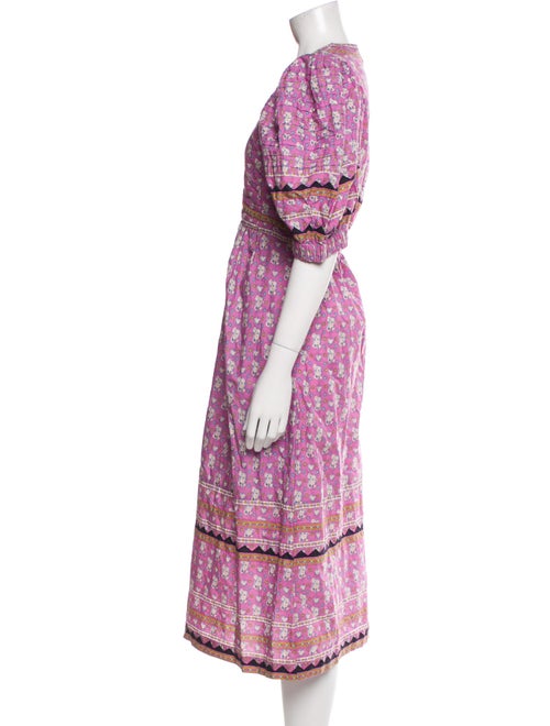 Sea New York Floral Print Midi Length Dress