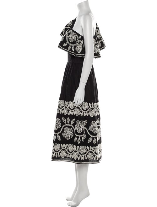 Sea New York Lace Pattern Midi Length Dress