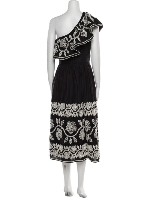 Sea New York Lace Pattern Midi Length Dress