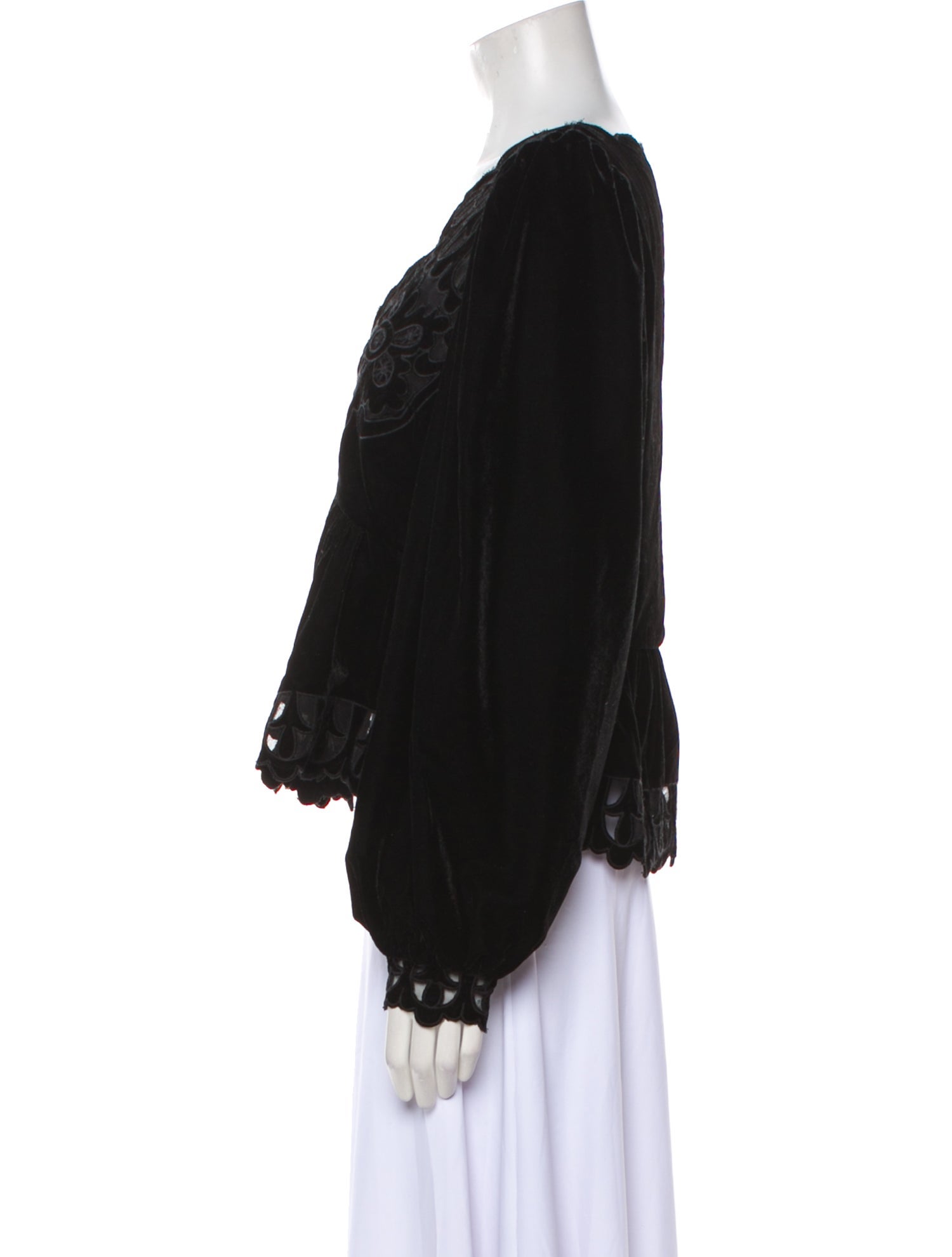 Sea New York V-Neck Long Sleeve Blouse