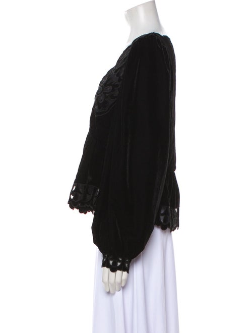 Sea New York V-Neck Long Sleeve Blouse