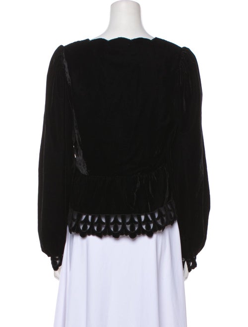 Sea New York V-Neck Long Sleeve Blouse