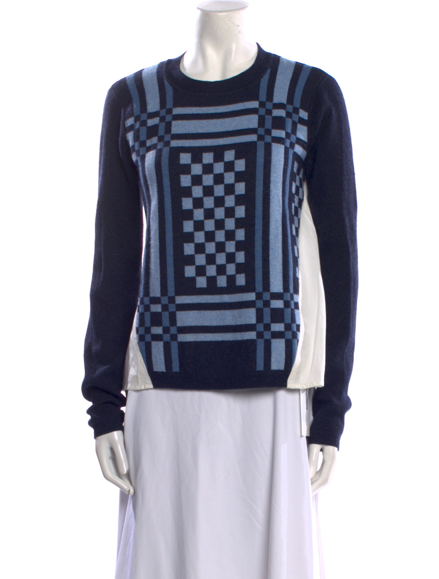 Sea New York Printed Crew Neck Sweater