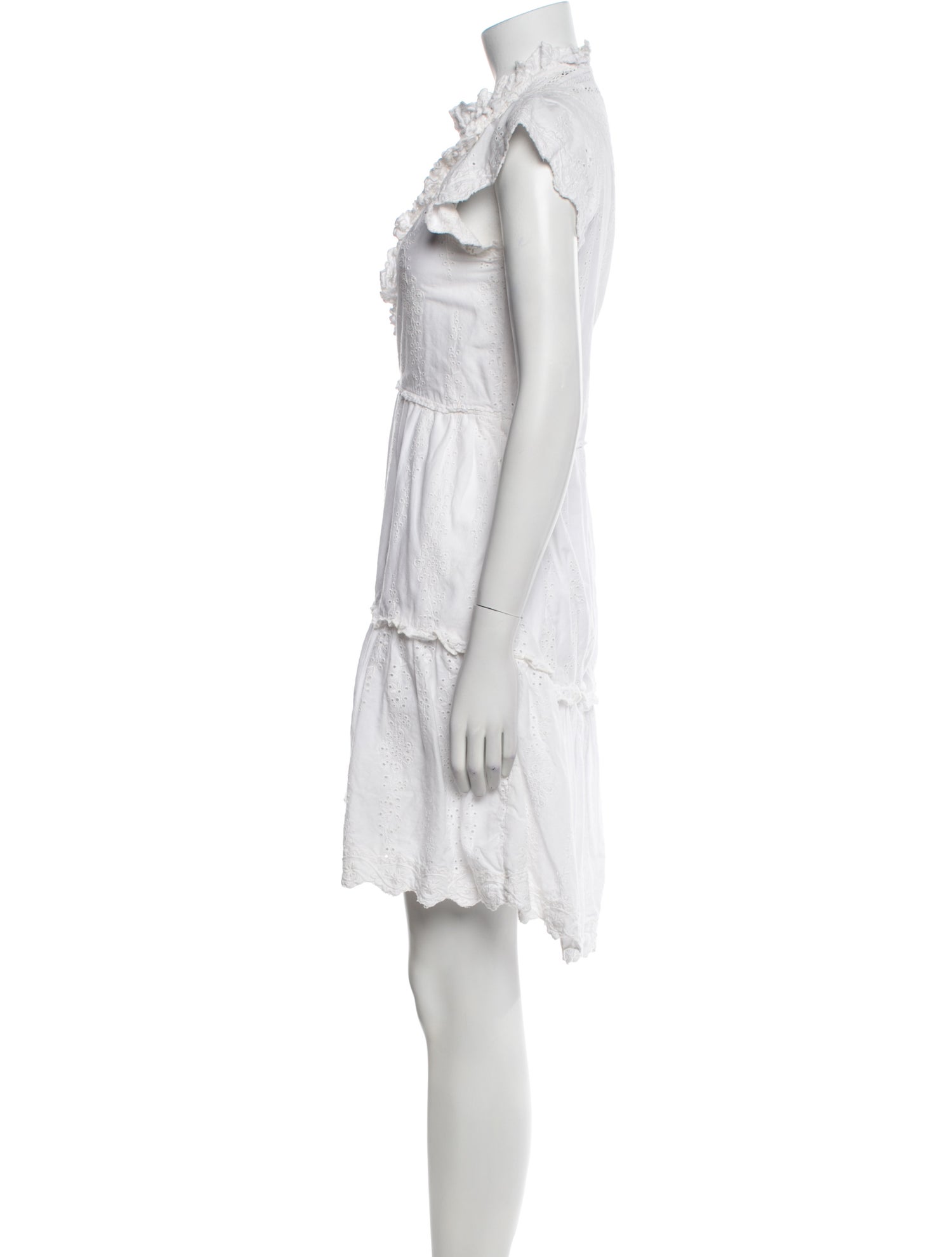 Sea New York Mock Neck Knee-Length Dress