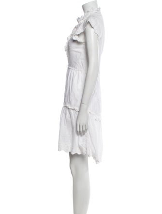 Sea New York Mock Neck Knee-Length Dress