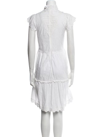 Sea New York Mock Neck Knee-Length Dress