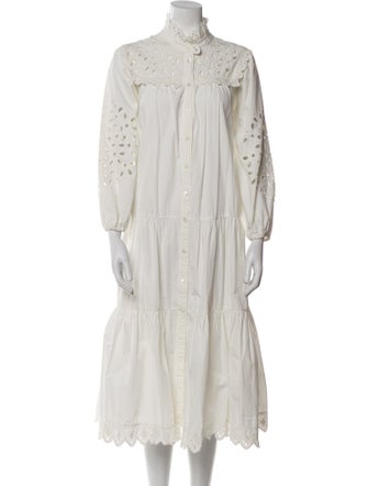 Sea New York Mock Neck Long Dress