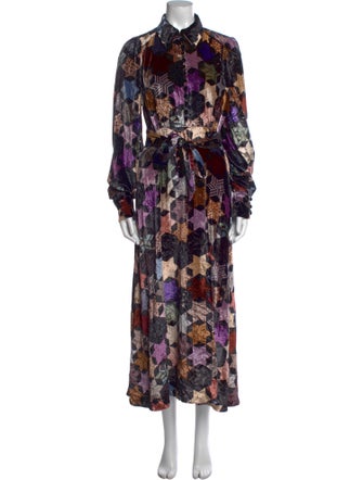 Sea New York Floral Print Long Dress