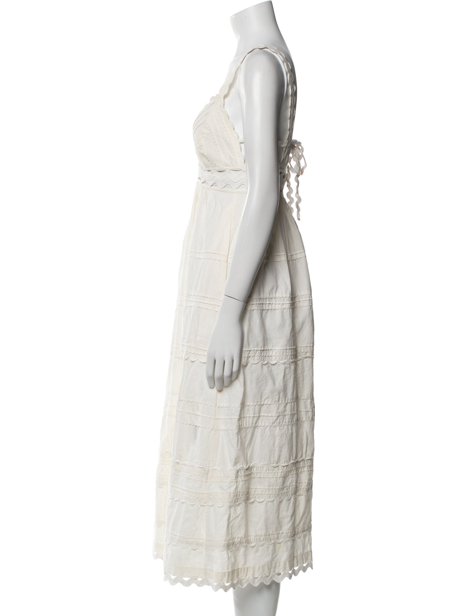 Sea New York V-Neck Midi Length Dress