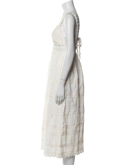 Sea New York V-Neck Midi Length Dress