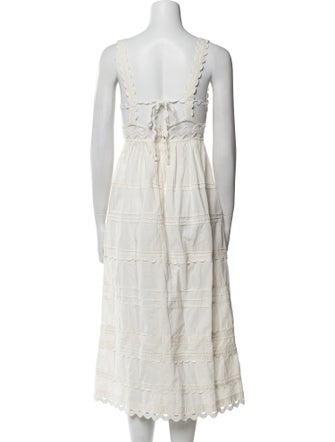 Sea New York V-Neck Midi Length Dress