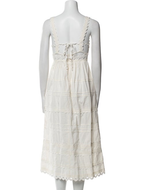 Sea New York V-Neck Midi Length Dress