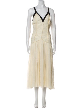 Sea New York V-Neck Long Dress