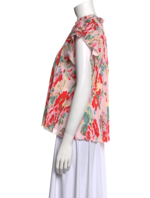 Sea New York Floral Print Crew Neck Blouse