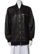 Sea New York Leather Bomber Jacket