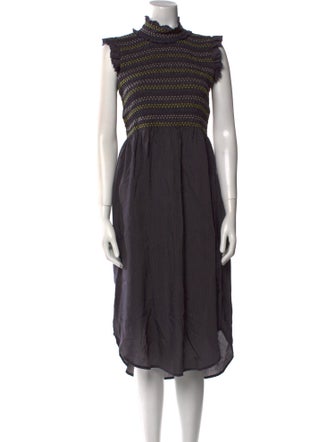 Sea New York Striped Midi Length Dress