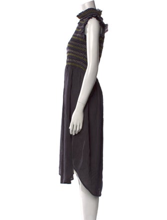 Sea New York Striped Midi Length Dress