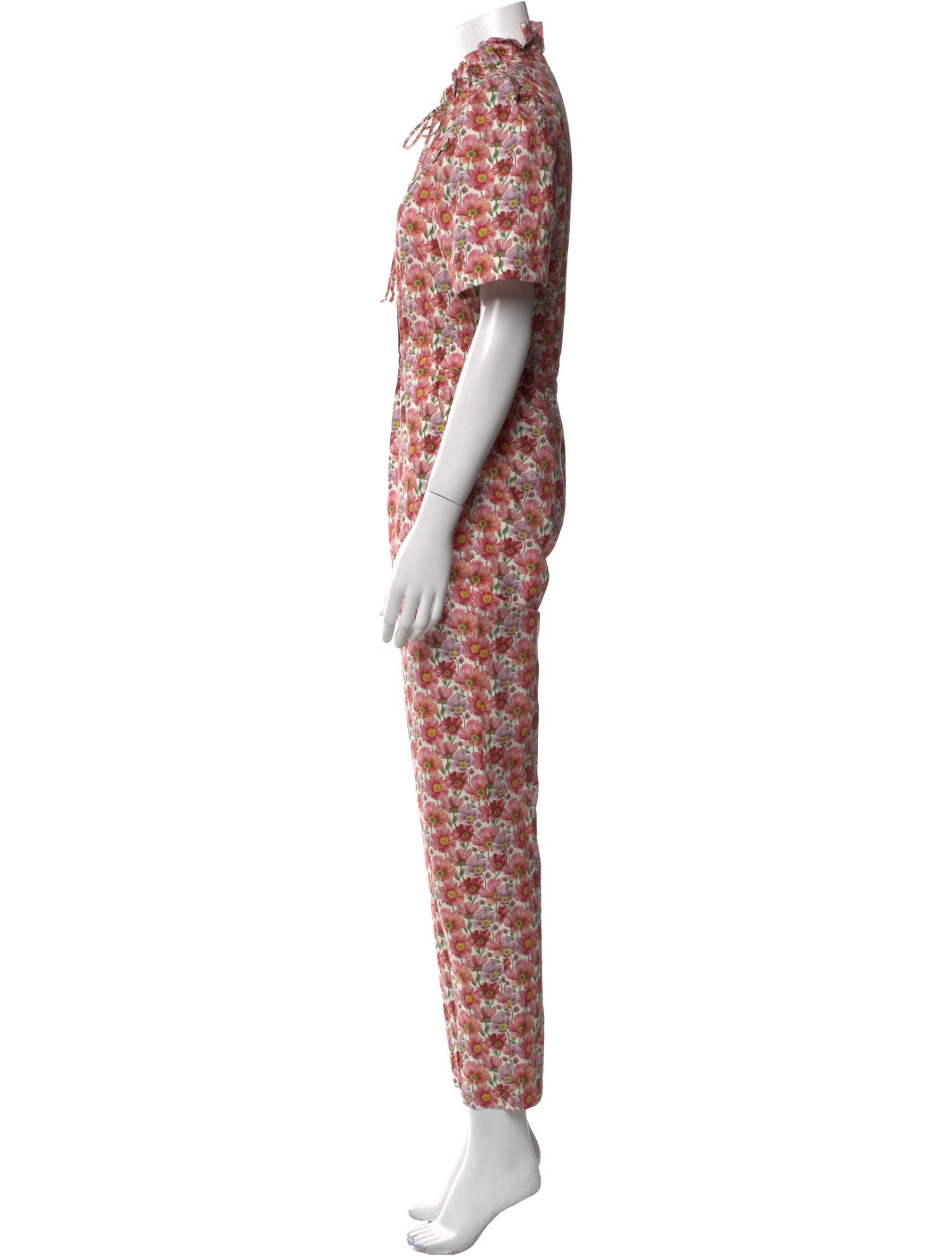 Sea New York Floral Print Cowl Neck Jumpsuit