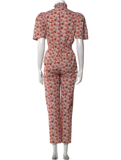 Sea New York Floral Print Cowl Neck Jumpsuit