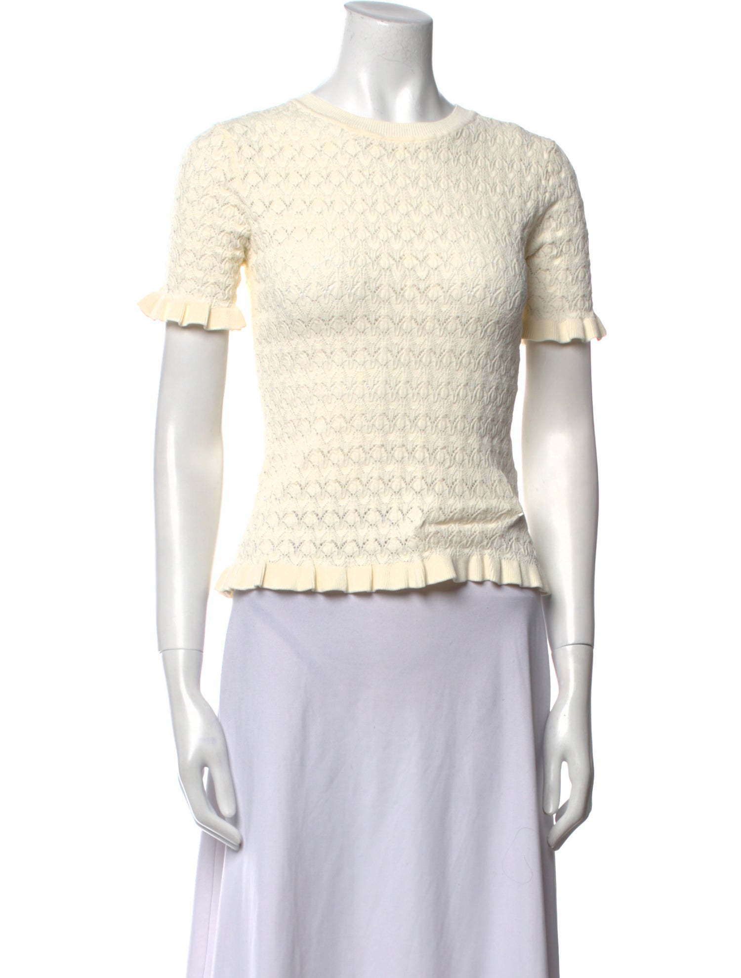 Sea New York Crew Neck Short Sleeve Crop Top w/ Tags