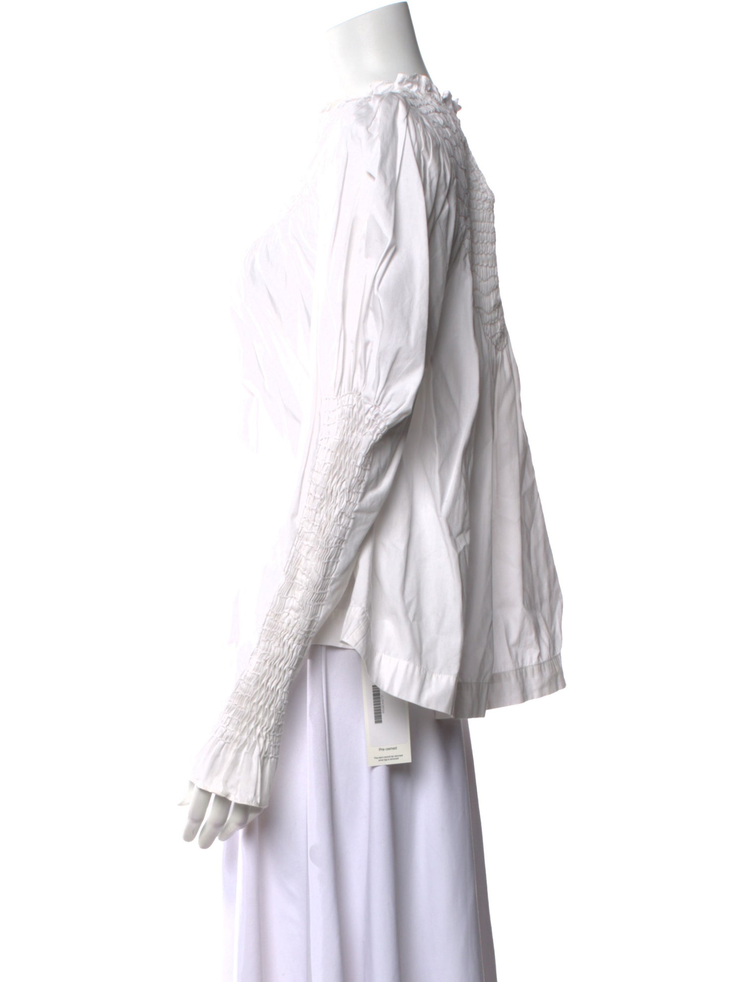 Sea New York Mock Neck Long Sleeve Blouse