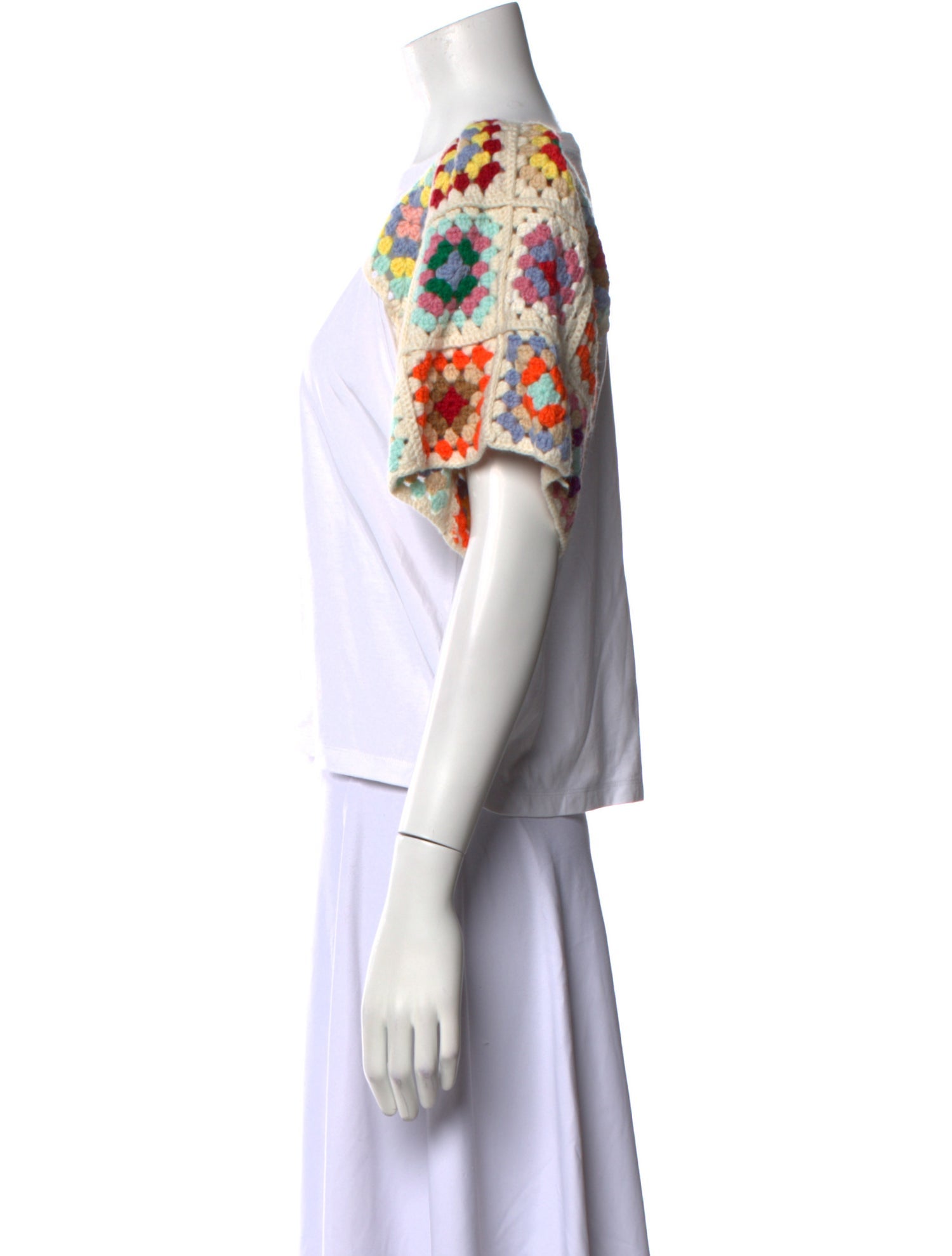 Sea New York Floral Print Scoop Neck Crop Top