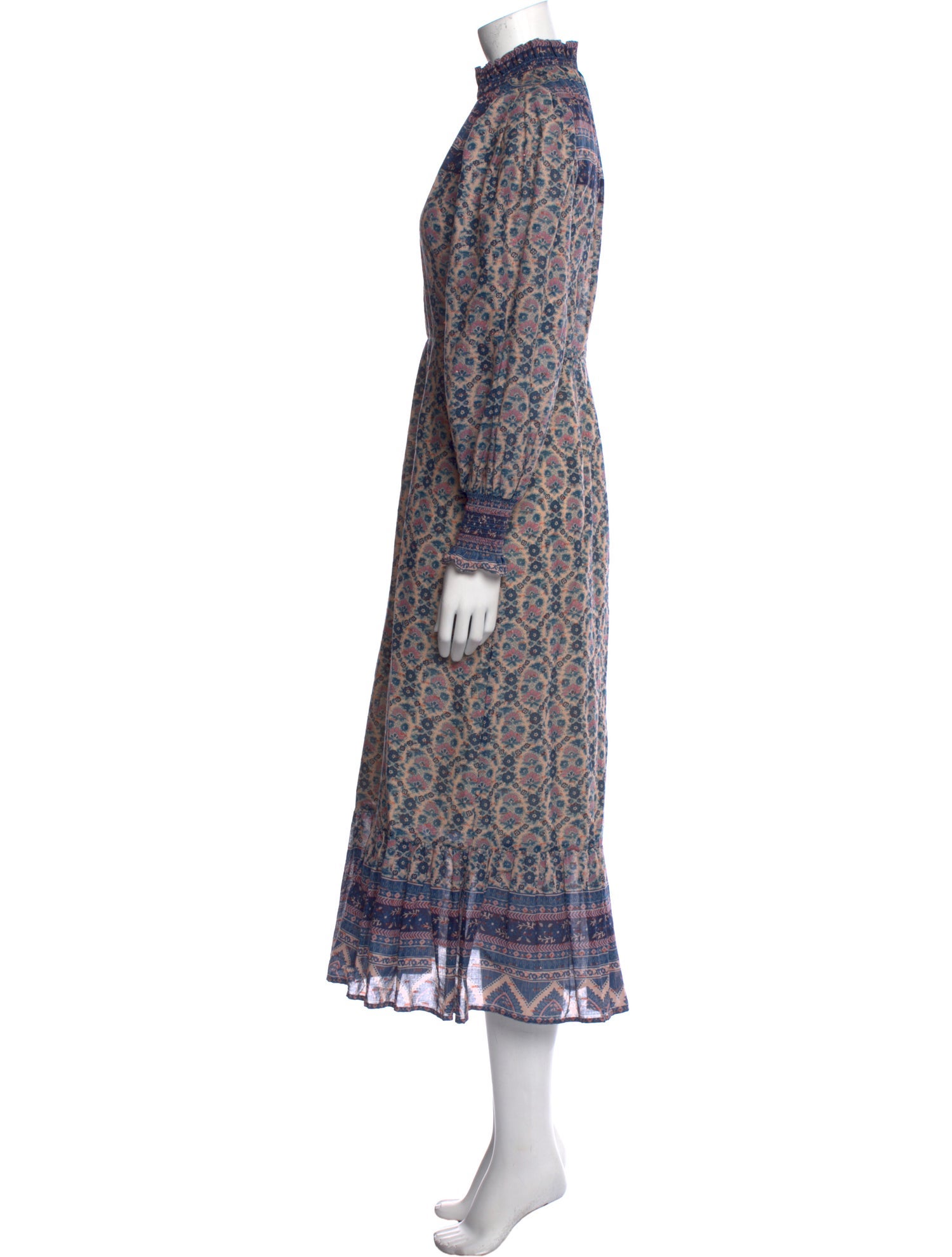 Sea New York Floral Print Midi Length Dress