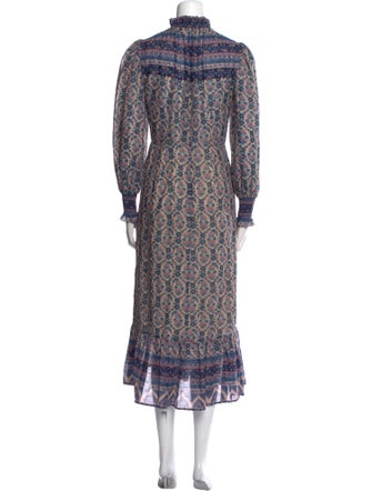 Sea New York Floral Print Midi Length Dress