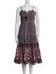 Sea New York Paisley Print Midi Length Dress