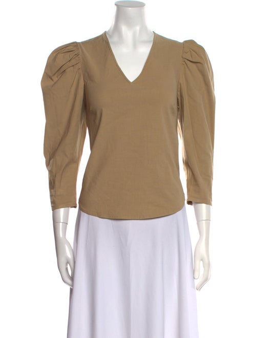 Sea New York V-Neck Three-Quarter Sleeve Top