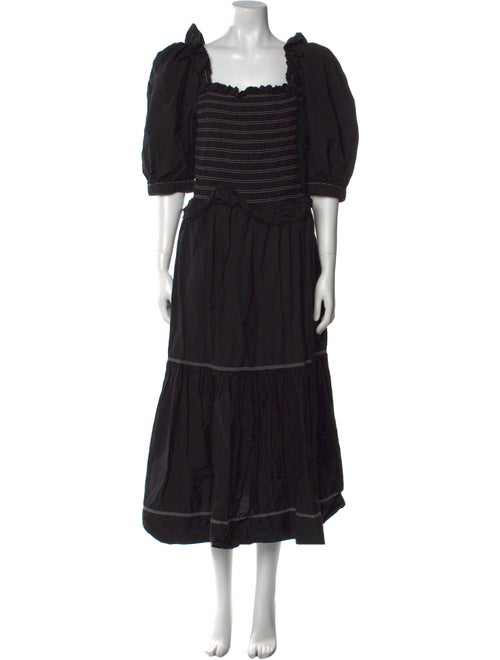 Sea New York Square Neckline Midi Length Dress