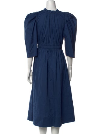 Sea New York Mock Neck Midi Length Dress