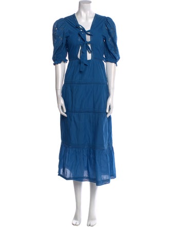 Sea New York V-Neck Long Dress