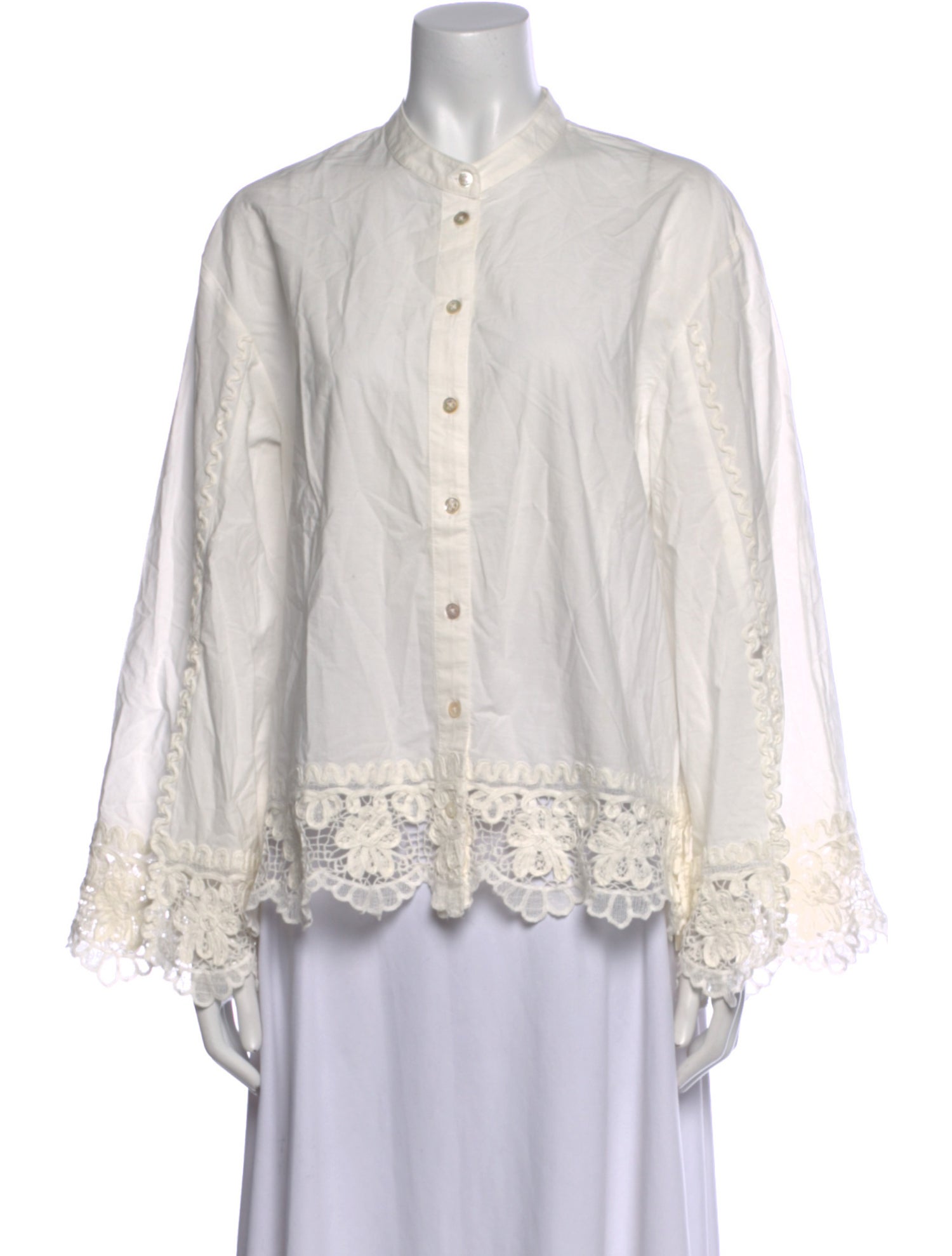 Sea New York Mock Neck Long Sleeve Blouse w/ Tags