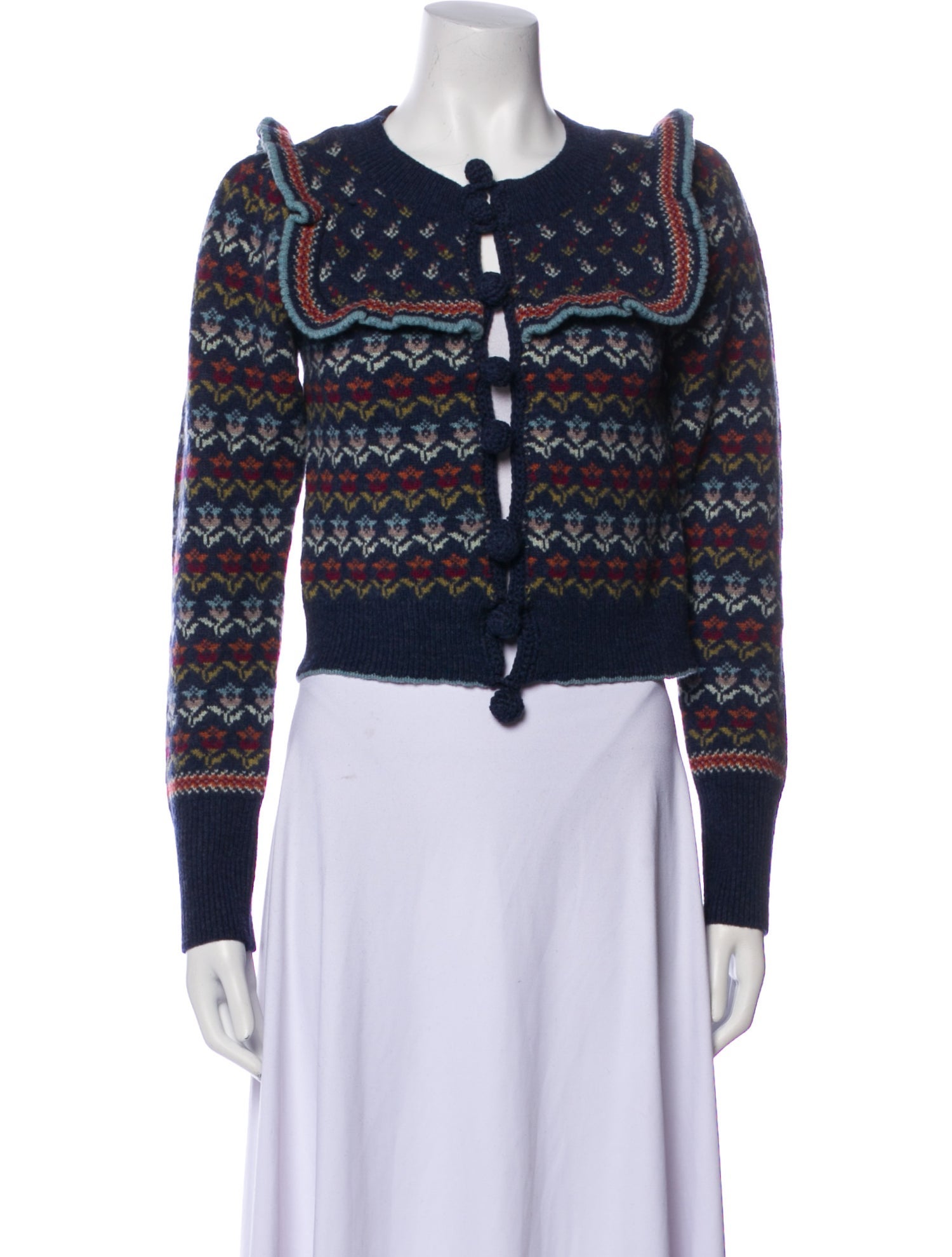 Sea New York Merino Wool Striped Sweater