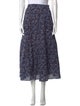 Sea New York Floral Print Midi Length Skirt