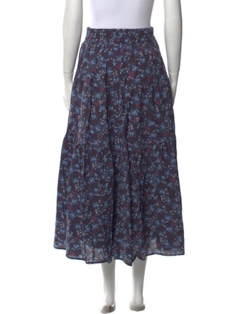 Sea New York Floral Print Midi Length Skirt