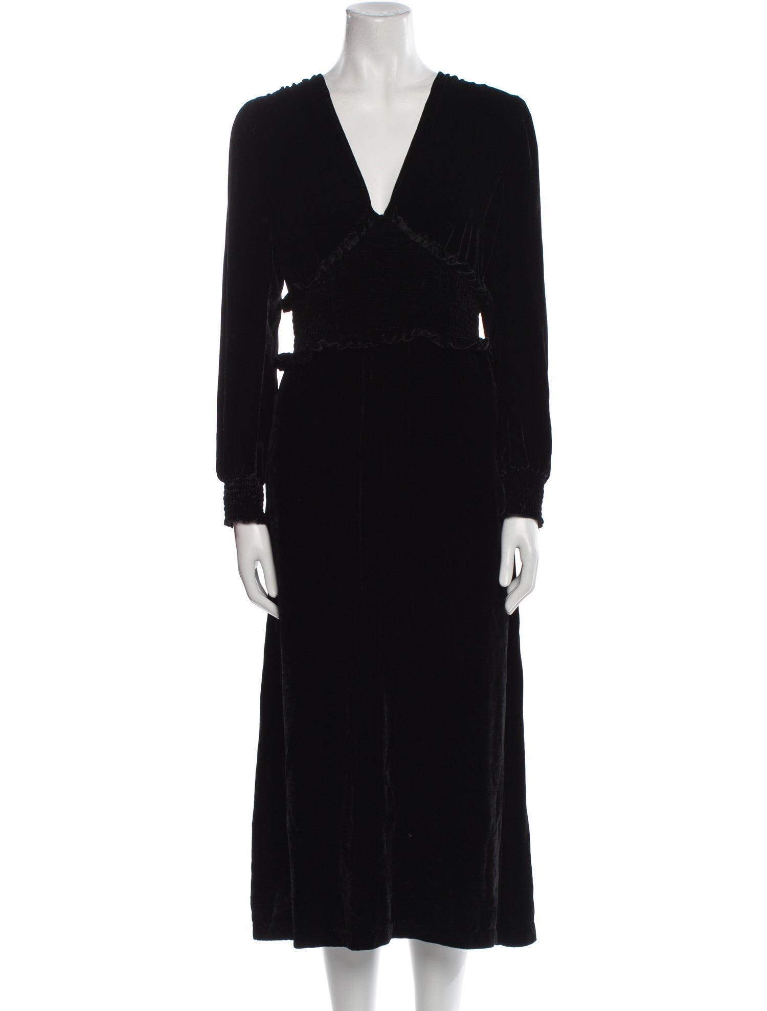 Sea New York Velvet Midi Length Dress