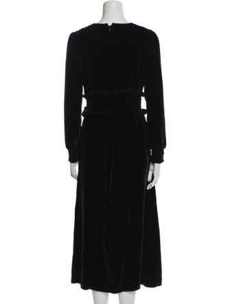 Sea New York Velvet Midi Length Dress