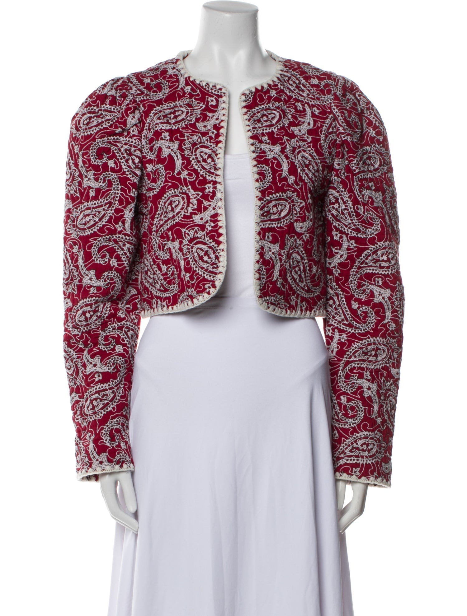 Sea New York Paisley Print Bolero