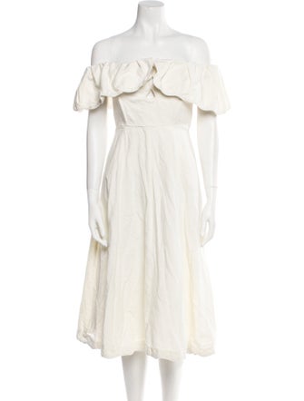 Sea New York Off-The-Shoulder Midi Length Dress