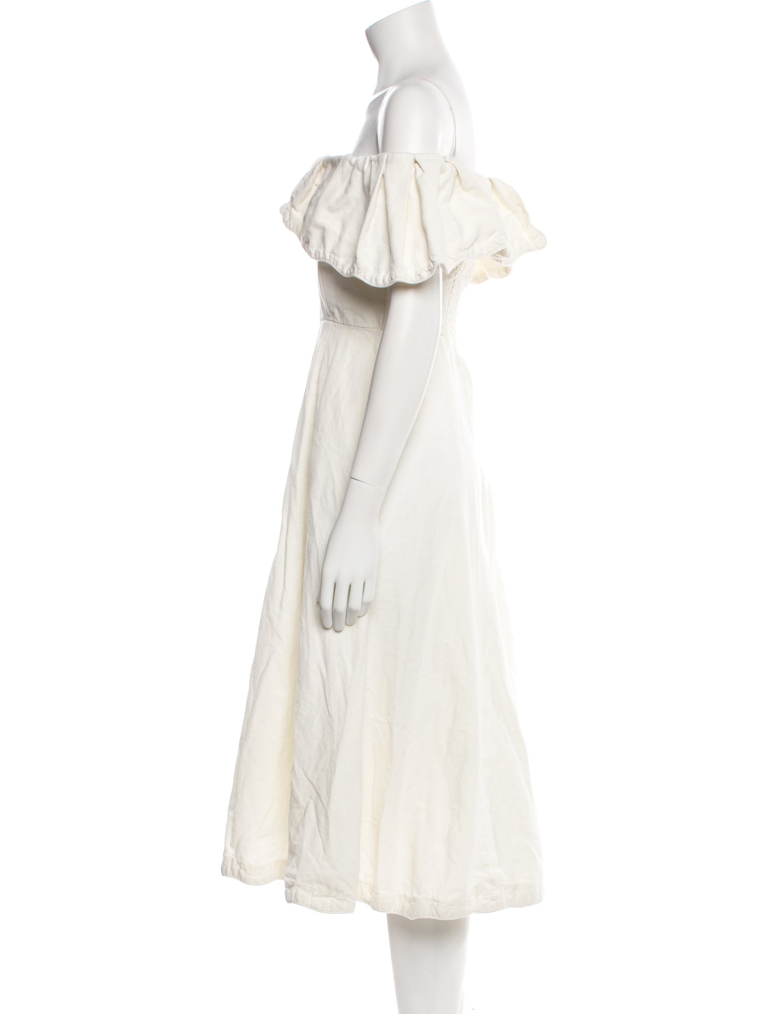 Sea New York Off-The-Shoulder Midi Length Dress