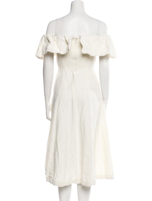 Sea New York Off-The-Shoulder Midi Length Dress