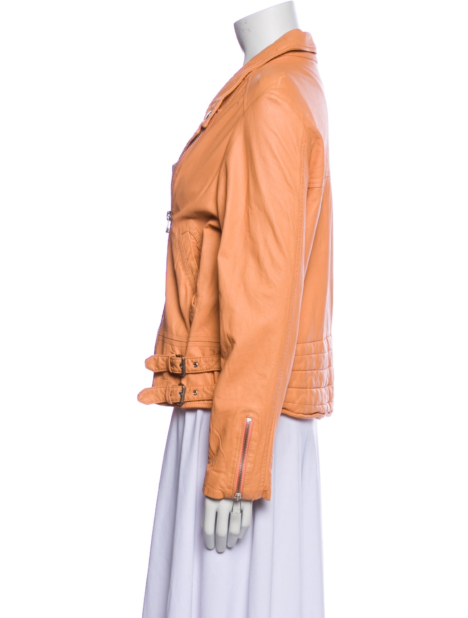 Sea New York Lamb Leather Biker Jacket