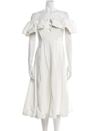 Sea New York Off-The-Shoulder Knee-Length Dress