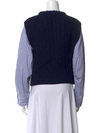 Sea New York Merino Wool Printed Sweater