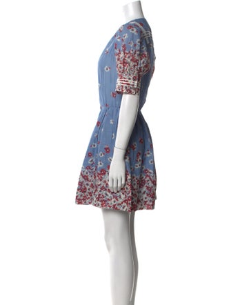 Sea New York Floral Print Mini Dress