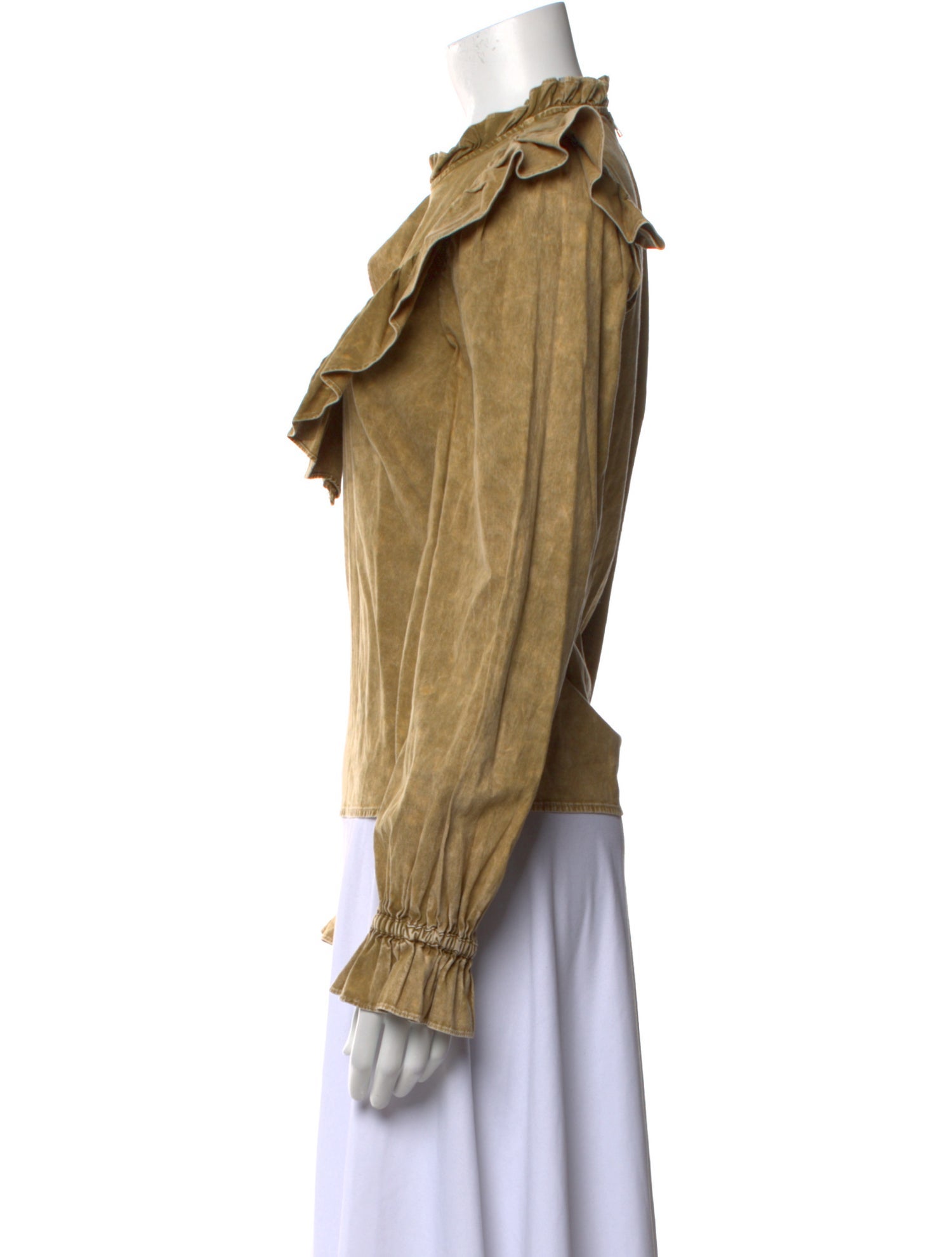 Sea New York Mock Neck Long Sleeve Blouse