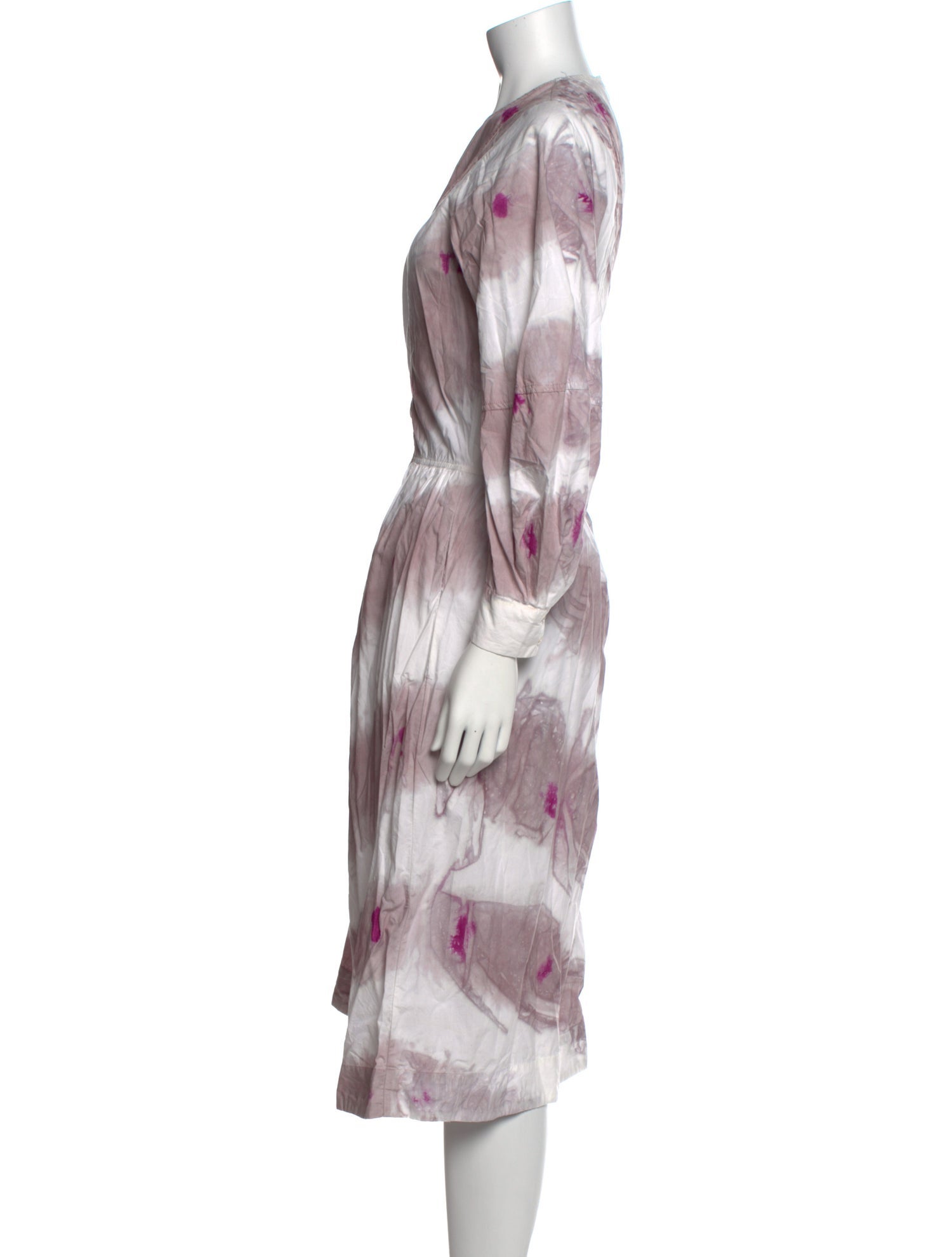 Sea New York Tie-Dye Print Midi Length Dress